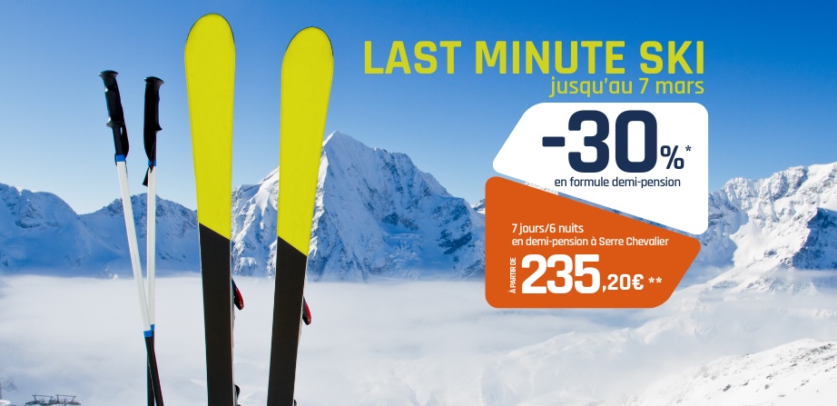 ski dernière minute